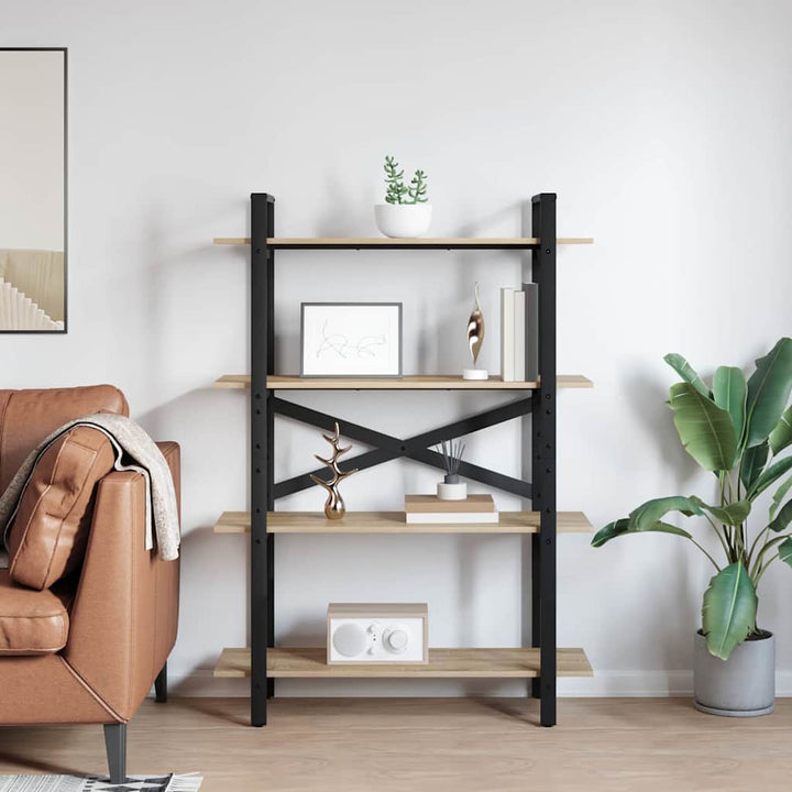 Bogreol Sonoma eg 100 x 33,5 x 140 cm Konstrueret træ