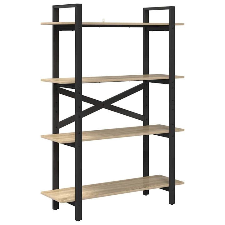 Bogreol Sonoma eg 100 x 33,5 x 140 cm Konstrueret træ