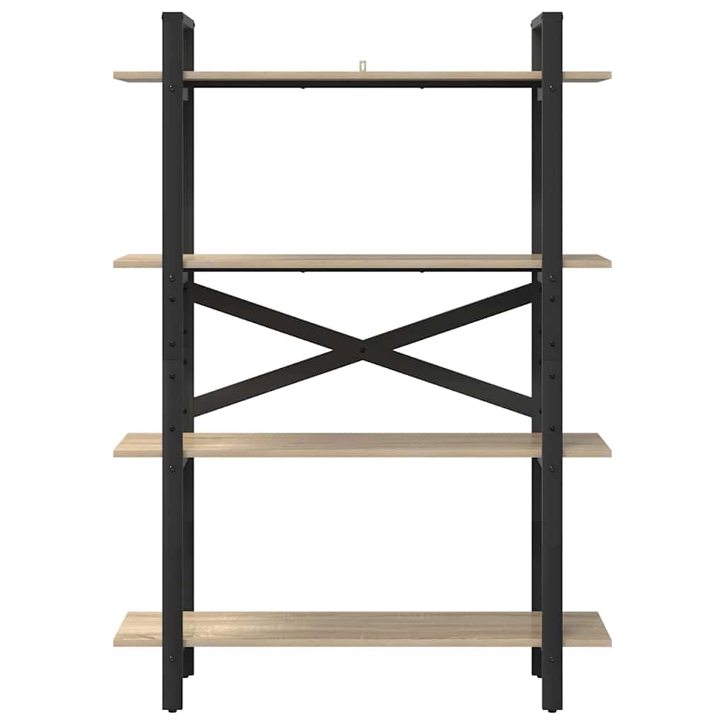 Bogreol Sonoma eg 100 x 33,5 x 140 cm Konstrueret træ