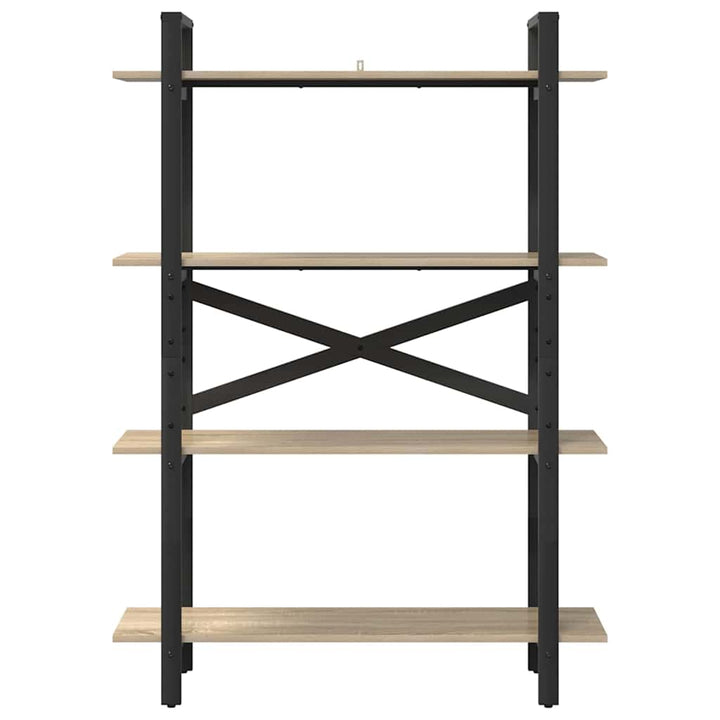 Bogreol Sonoma eg 100 x 33,5 x 140 cm Konstrueret træ