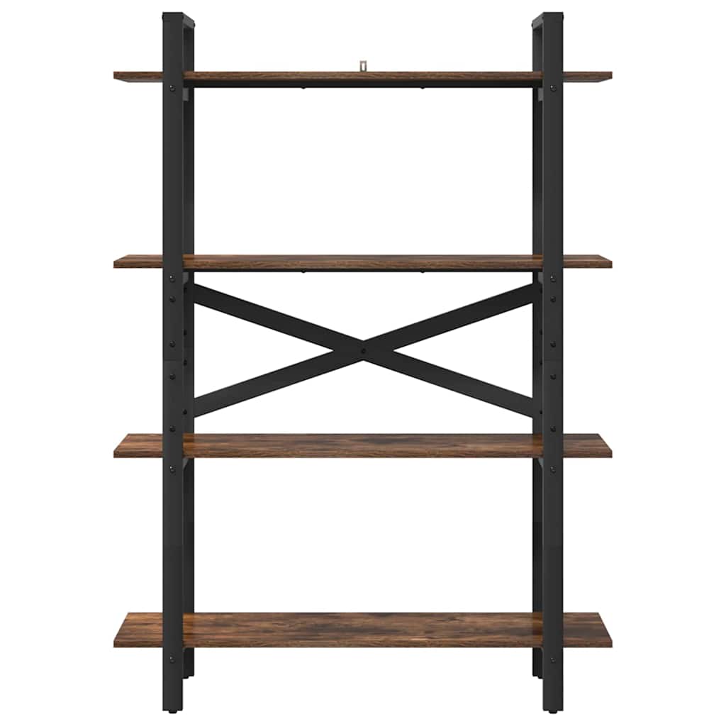 Bogreol Røget eg 100 x 33,5 x 140 cm Konstrueret træ