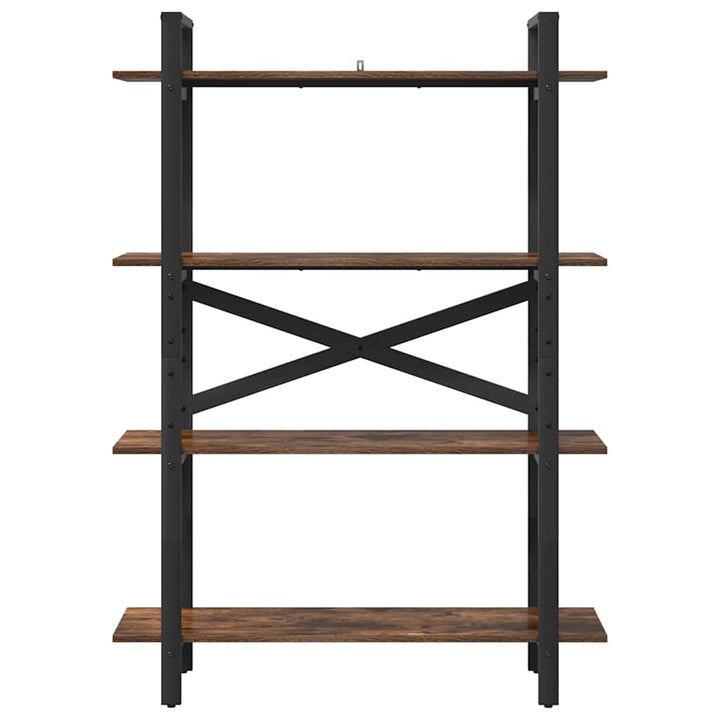 Bogreol Røget eg 100 x 33,5 x 140 cm Konstrueret træ