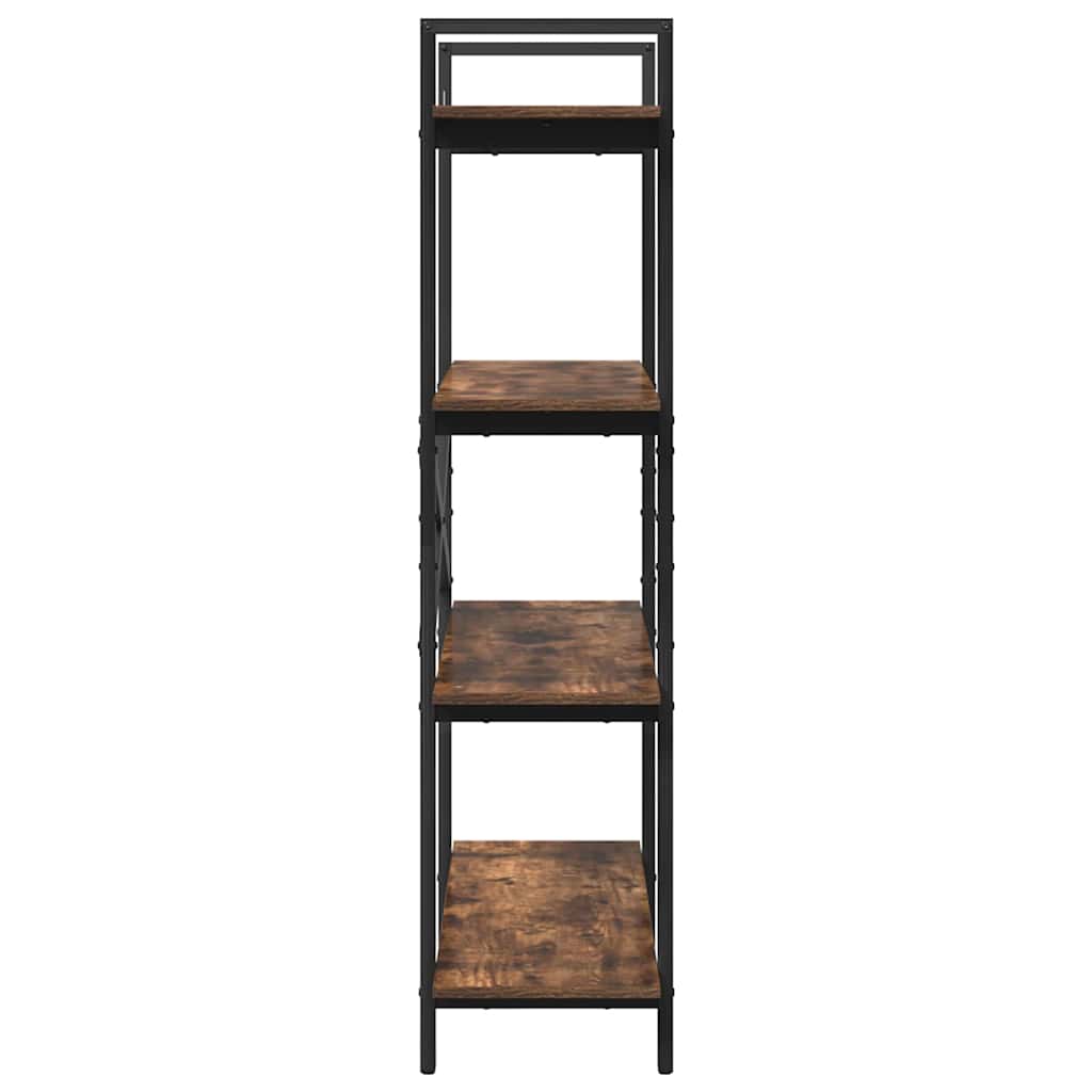 Bogreol Røget eg 100 x 33,5 x 140 cm Konstrueret træ