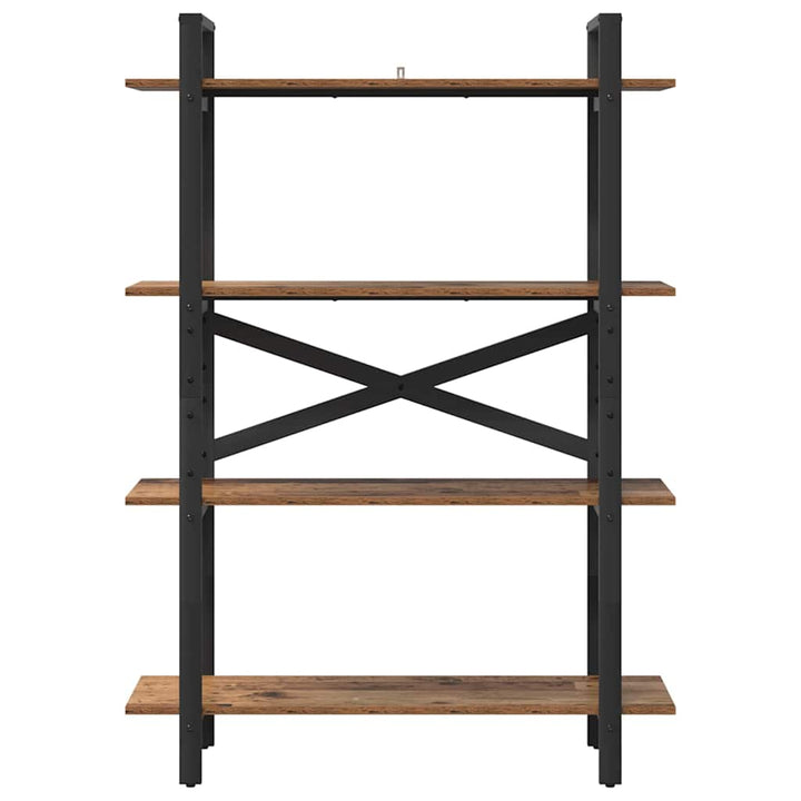 Bogreol Gammelt træ 100 x 33,5 x 140 cm Konstrueret træ