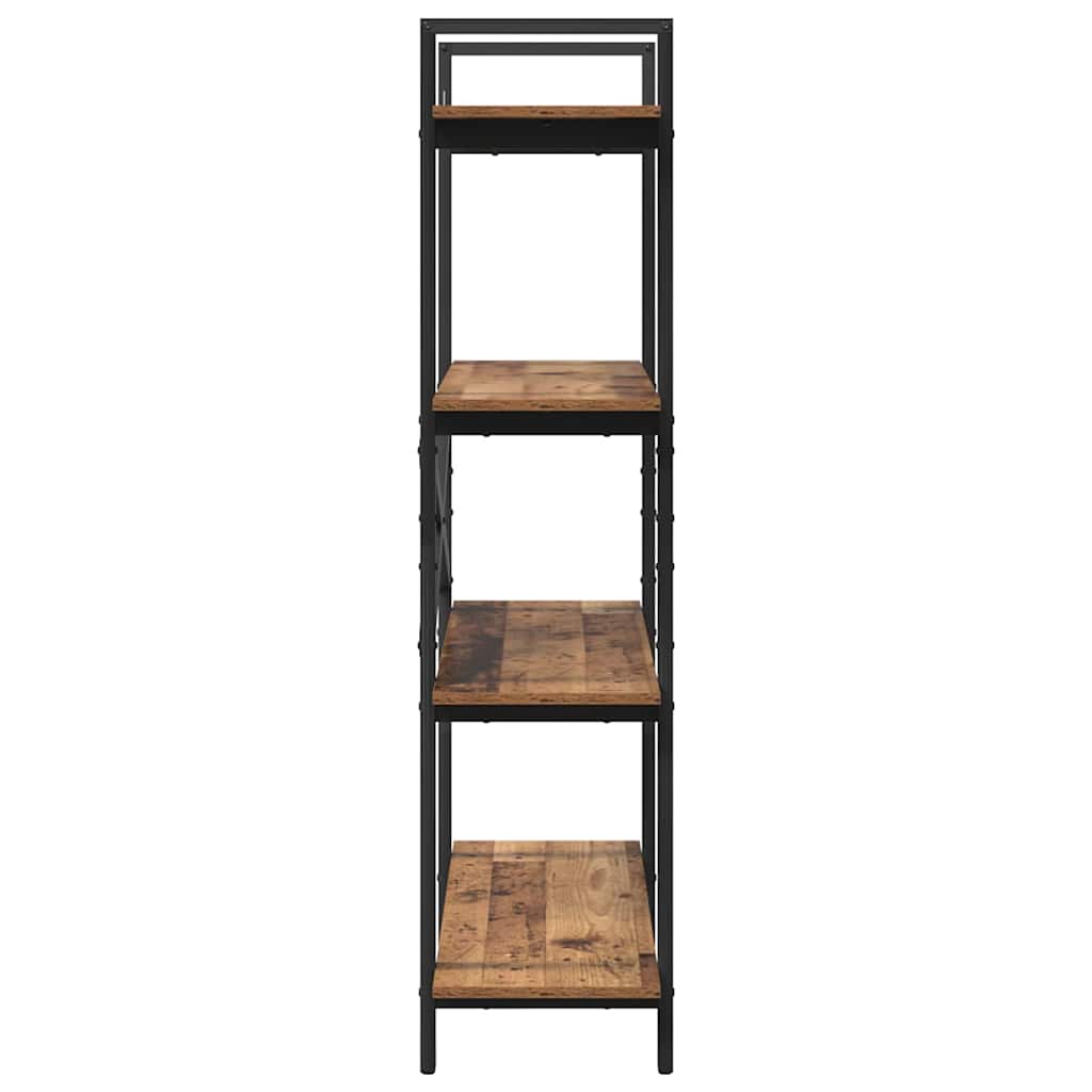 Bogreol Gammelt træ 100 x 33,5 x 140 cm Konstrueret træ