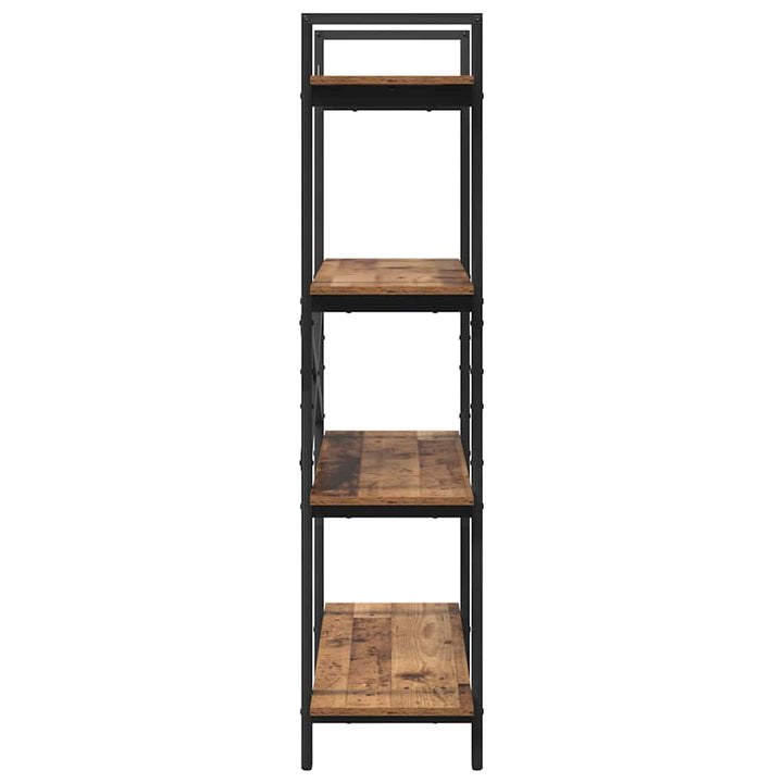 Bogreol Gammelt træ 100 x 33,5 x 140 cm Konstrueret træ