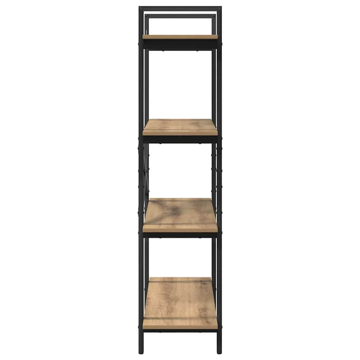 Bogreol Artisan Egetræ 100 x 33,5 x 140 cm Konstrueret træ