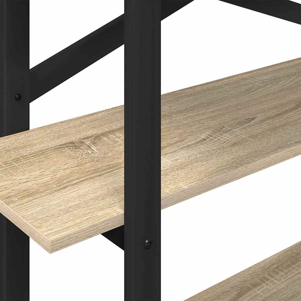 Bogreol 3 niveauer 100 x 33,5 x 102 cm Konstrueret træ