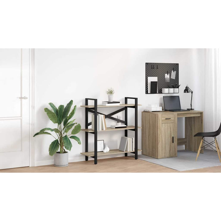 Bogreol Sonoma eg 100 x 33,5 x 102 cm Konstrueret træ