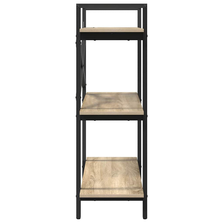Bogreol 3 niveauer 100 x 33,5 x 102 cm Konstrueret træ