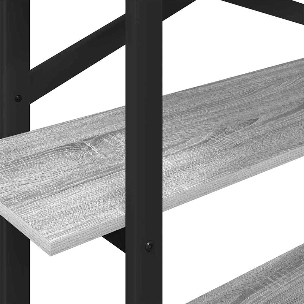 Bogreol 3 niveauer 100 x 33,5 x 102 cm Konstrueret træ