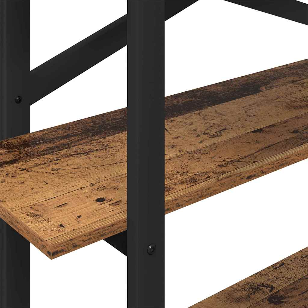 Bogreol Gammelt træ 100 x 33,5 x 102 cm Konstrueret træ