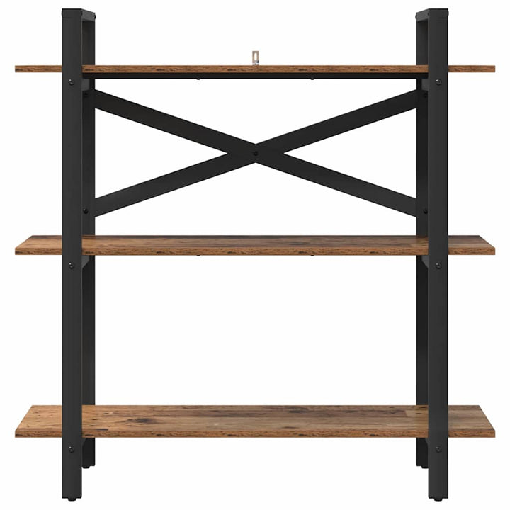 Bogreol Gammelt træ 100 x 33,5 x 102 cm Konstrueret træ