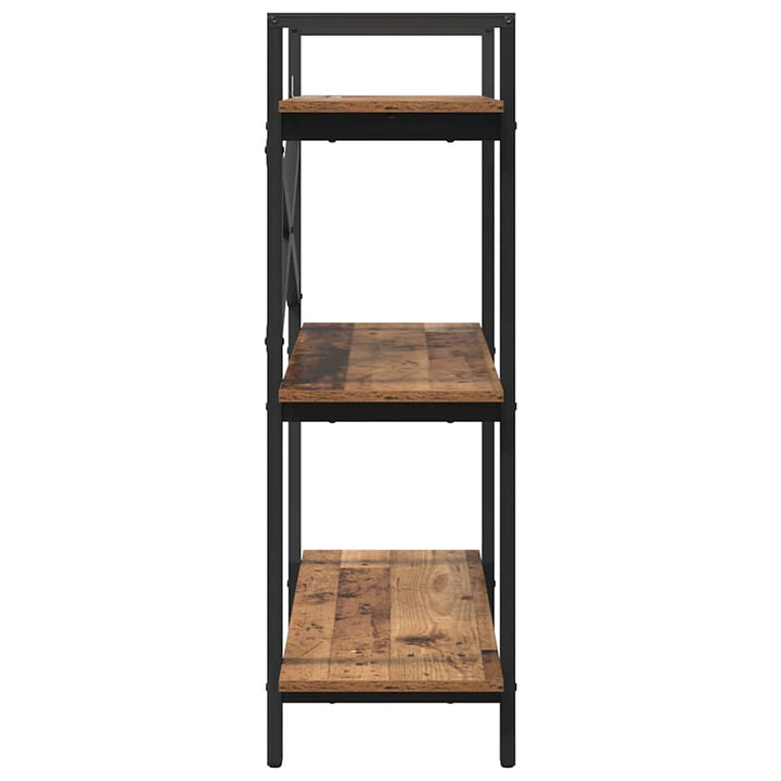 Bogreol Gammelt træ 100 x 33,5 x 102 cm Konstrueret træ