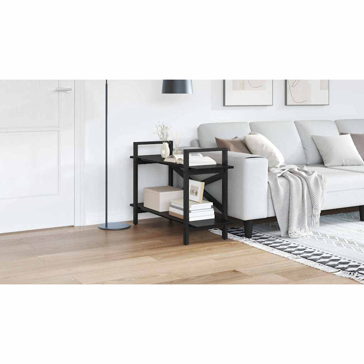 Bogreol Sort eg 100 x 33,5 x 64 cm Konstrueret træ
