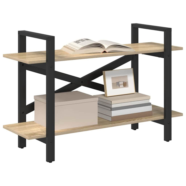 Bogreol Sonoma eg 100 x 33,5 x 64 cm Konstrueret træ