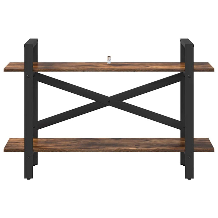 Bogreol Røget eg 100 x 33,5 x 64 cm Konstrueret træ