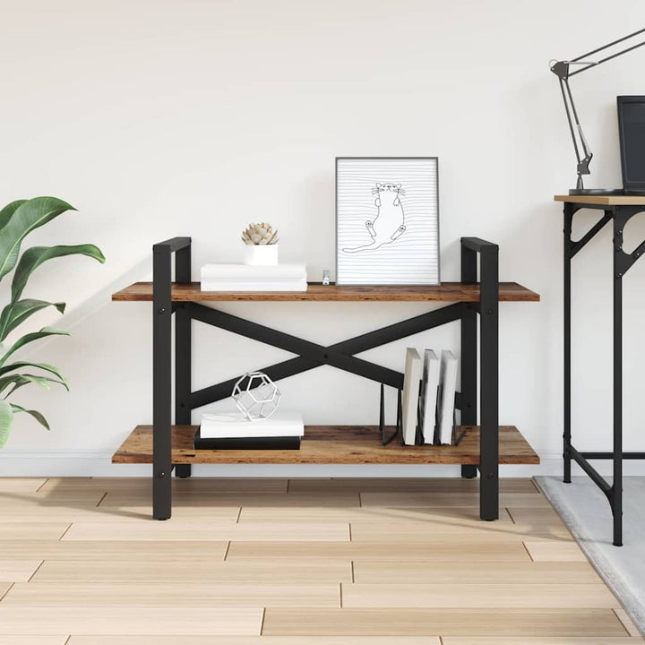 Bogreol Gammelt træ 100 x 33,5 x 64 cm Konstrueret træ