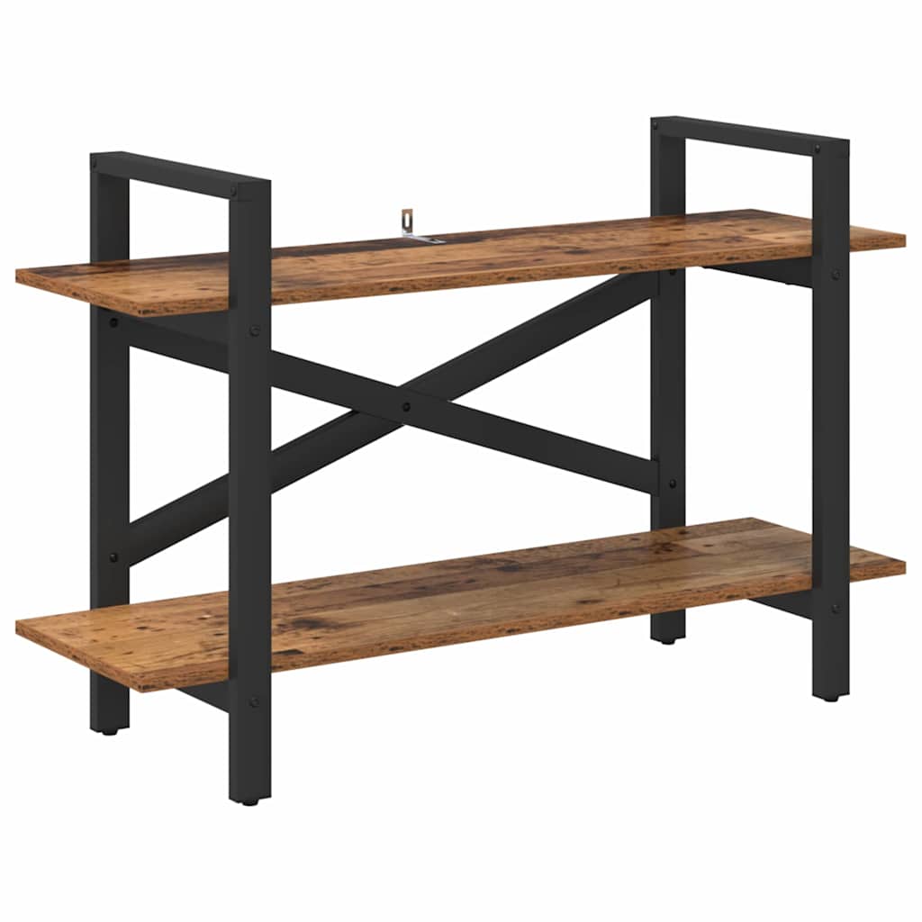 Bogreol Gammelt træ 100 x 33,5 x 64 cm Konstrueret træ