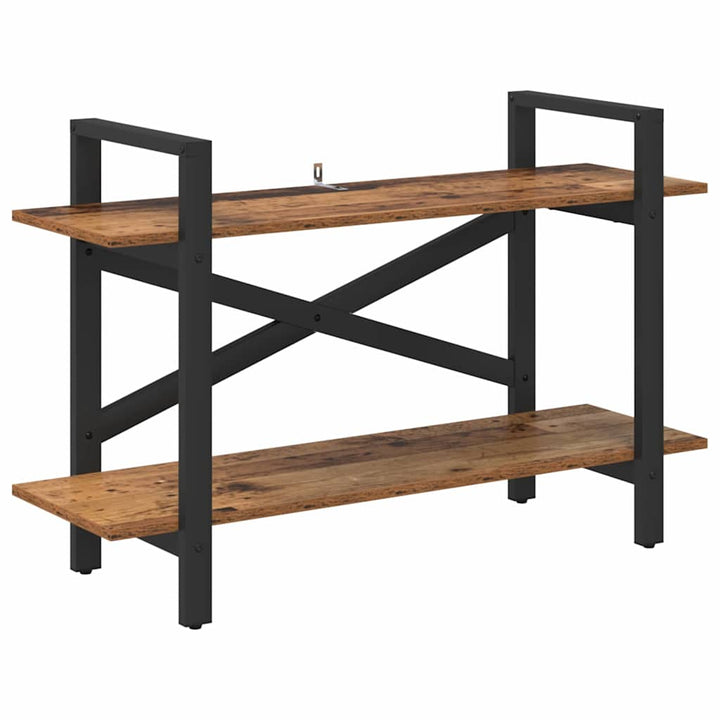 Bogreol Gammelt træ 100 x 33,5 x 64 cm Konstrueret træ