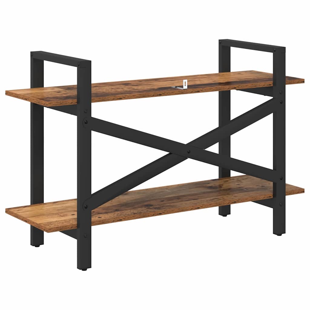 Bogreol Gammelt træ 100 x 33,5 x 64 cm Konstrueret træ
