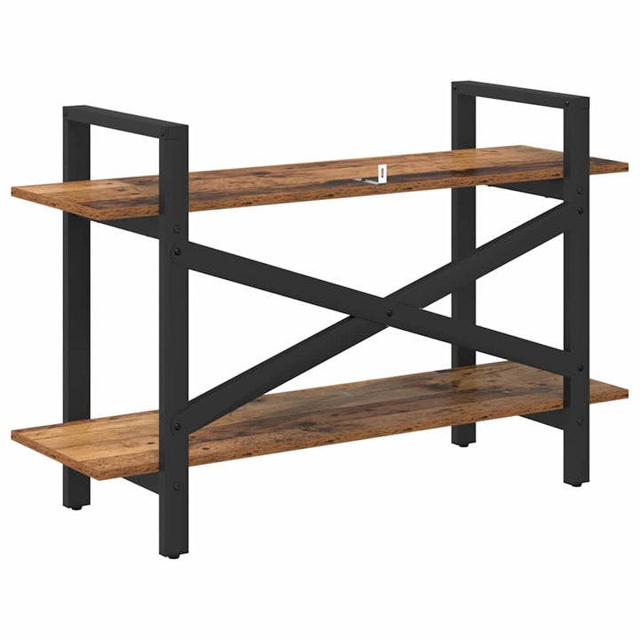 Bogreol Gammelt træ 100 x 33,5 x 64 cm Konstrueret træ