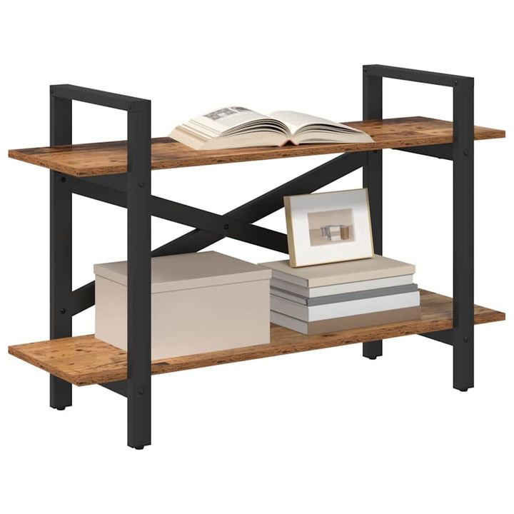 Bogreol Gammelt træ 100 x 33,5 x 64 cm Konstrueret træ