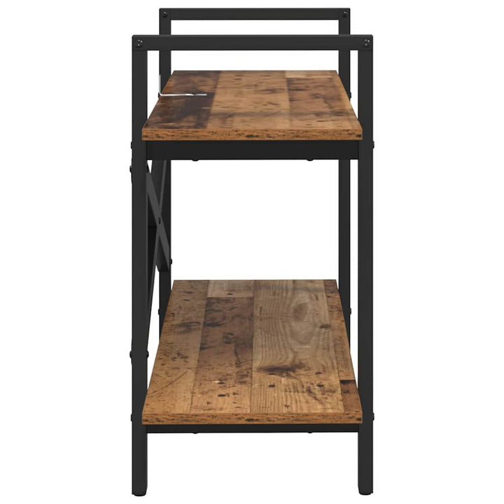 Bogreol Gammelt træ 100 x 33,5 x 64 cm Konstrueret træ