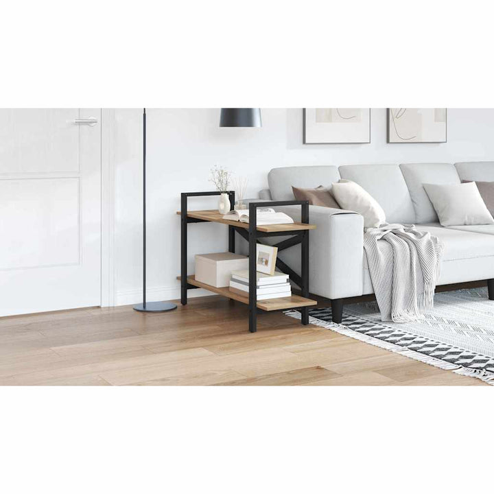 Bogreol Artisan Egetræ 100 x 33,5 x 64 cm Konstrueret træ