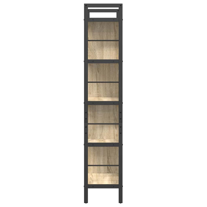 Bogreol Sonoma eg 75 x 30 x 156 cm Konstrueret træ
