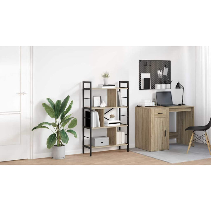 Bogreol Sonoma eg 75 x 30 x 123,5 cm Konstrueret træ