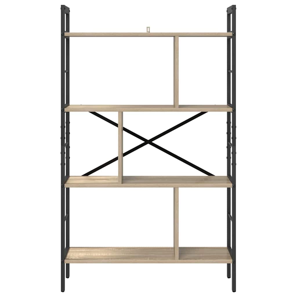 Bogreol Sonoma eg 75 x 30 x 123,5 cm Konstrueret træ