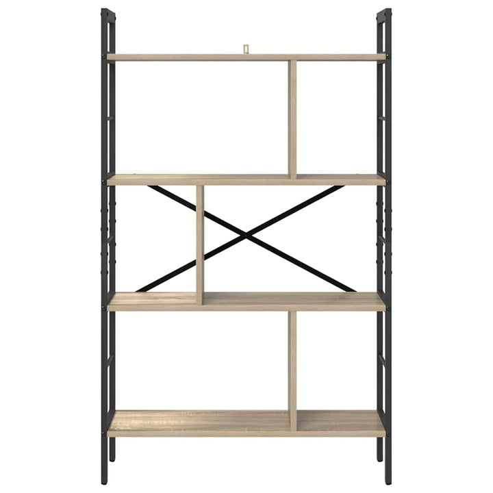Bogreol Sonoma eg 75 x 30 x 123,5 cm Konstrueret træ