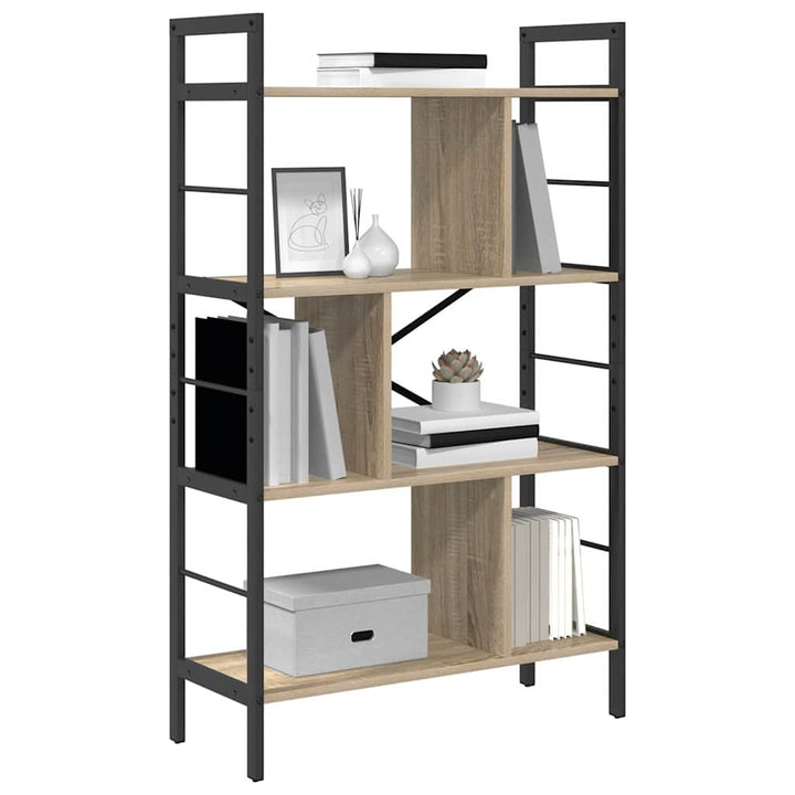 Bogreol Sonoma eg 75 x 30 x 123,5 cm Konstrueret træ