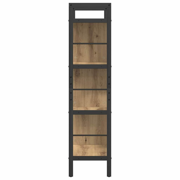 Bogreol Artisan Egetræ 75 x 30 x 123,5 cm Konstrueret træ