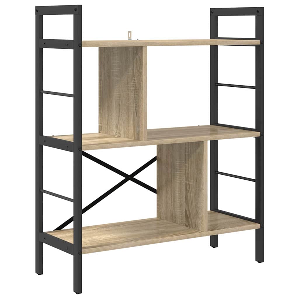 Bogreol Sonoma eg 75 x 30 x 91 cm Konstrueret træ