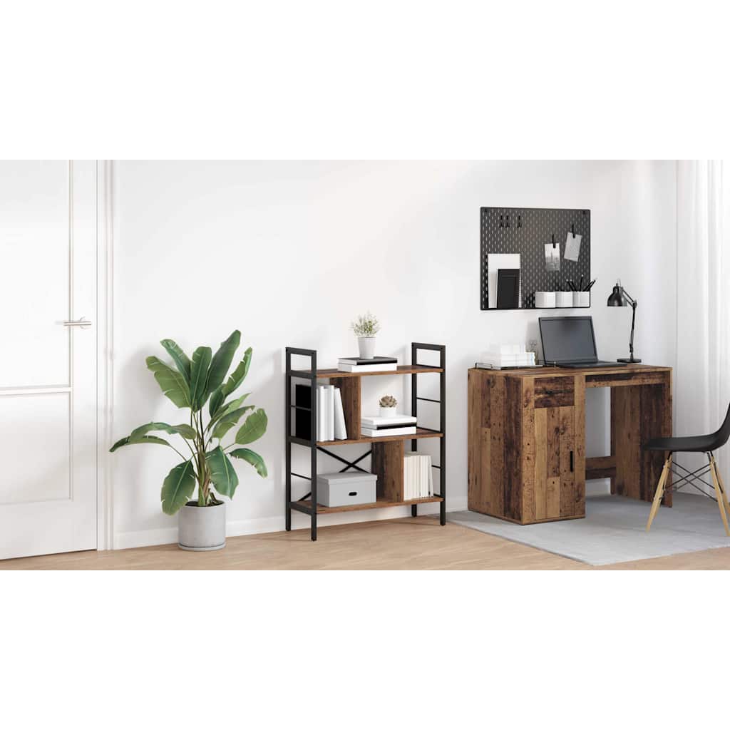 Bogreol Gammelt træ 75 x 30 x 91 cm Konstrueret træ