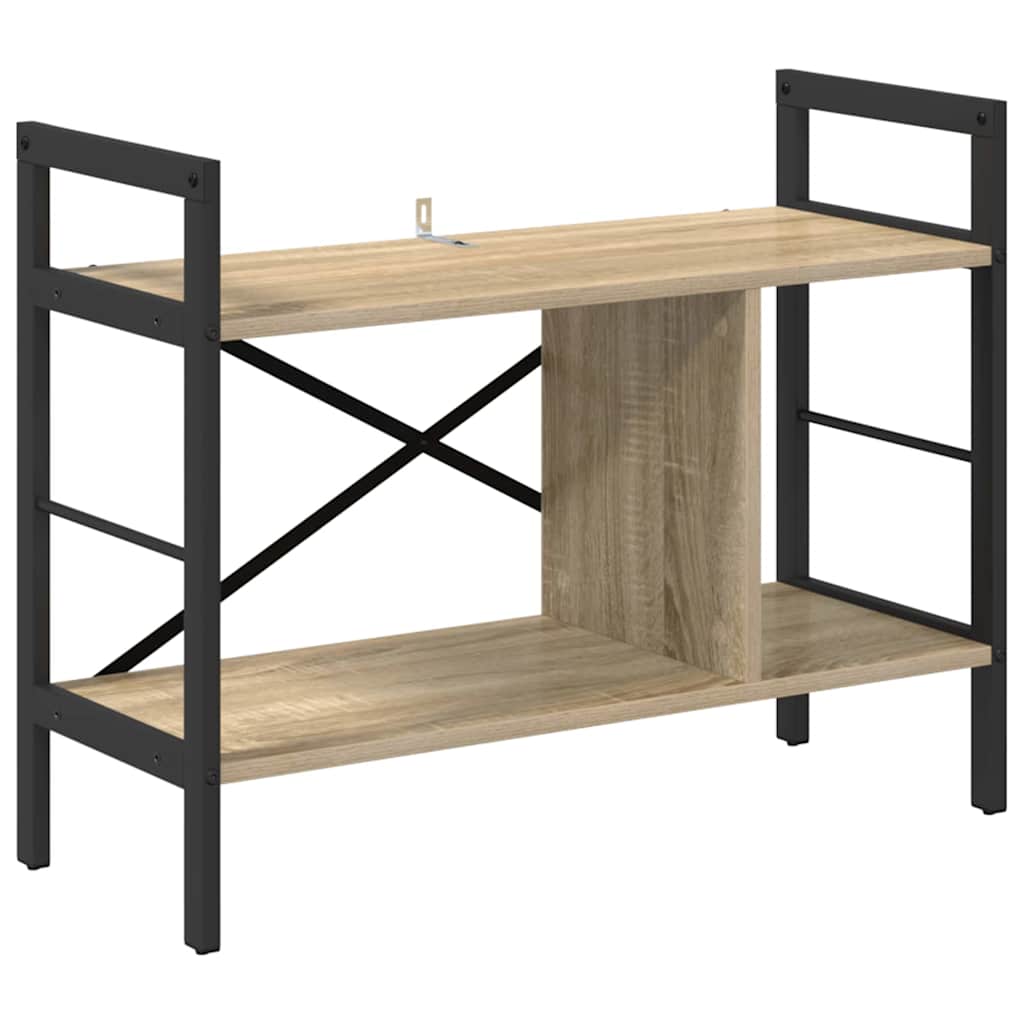 Bogreol Sonoma eg 75 x 30 x 58,5 cm Konstrueret træ