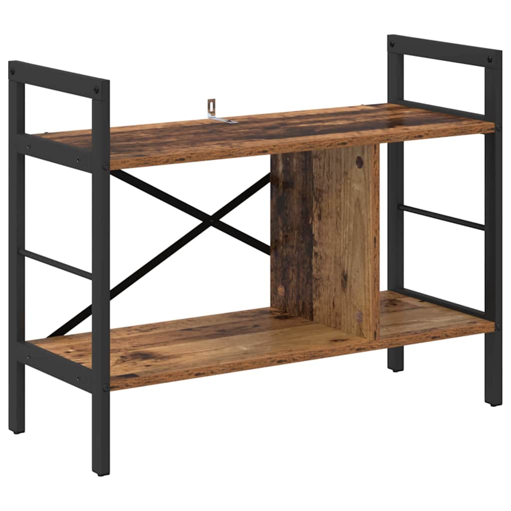 Bogreol Gammelt træ 75 x 30 x 58,5 cm Konstrueret træ