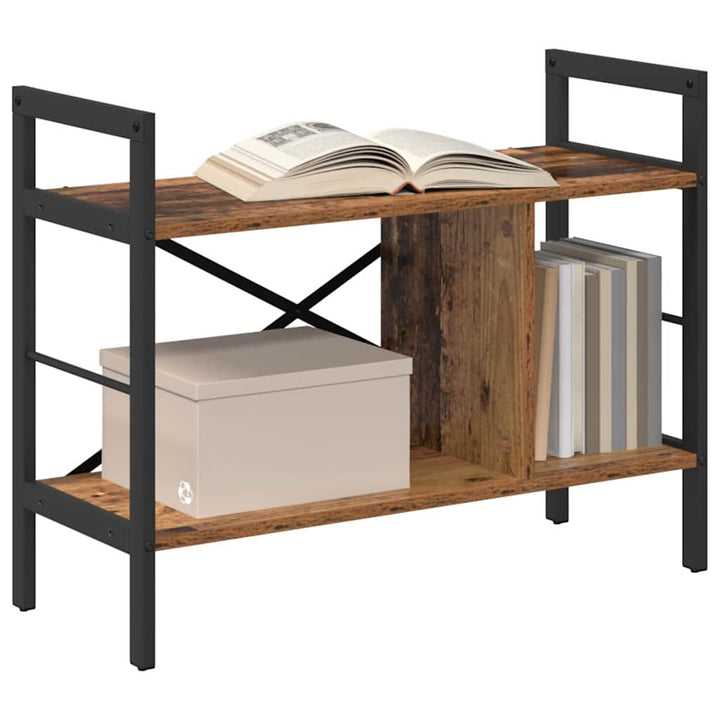 Bogreol Gammelt træ 75 x 30 x 58,5 cm Konstrueret træ