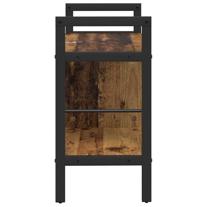 Bogreol Gammelt træ 75 x 30 x 58,5 cm Konstrueret træ