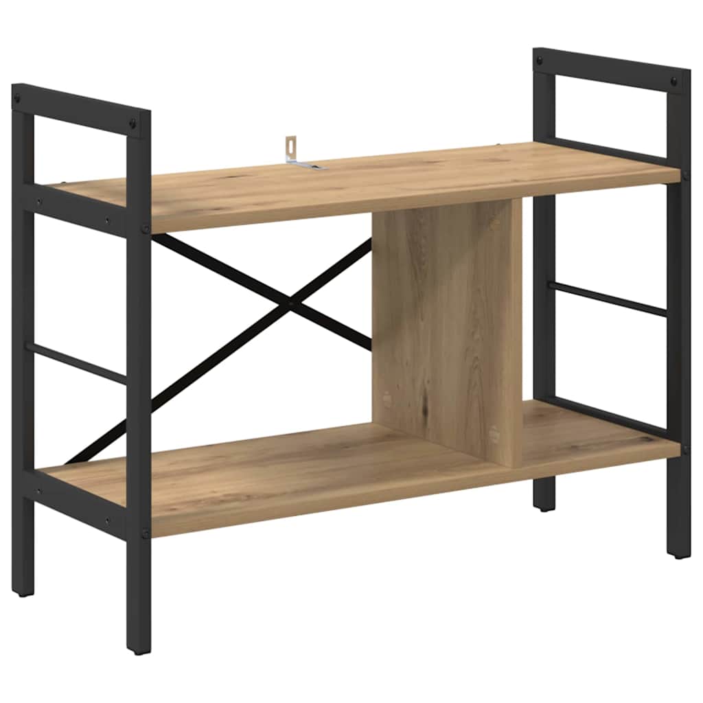 Bogreol 3 niveauer 75 x 30 x 58,5 cm Konstrueret træ