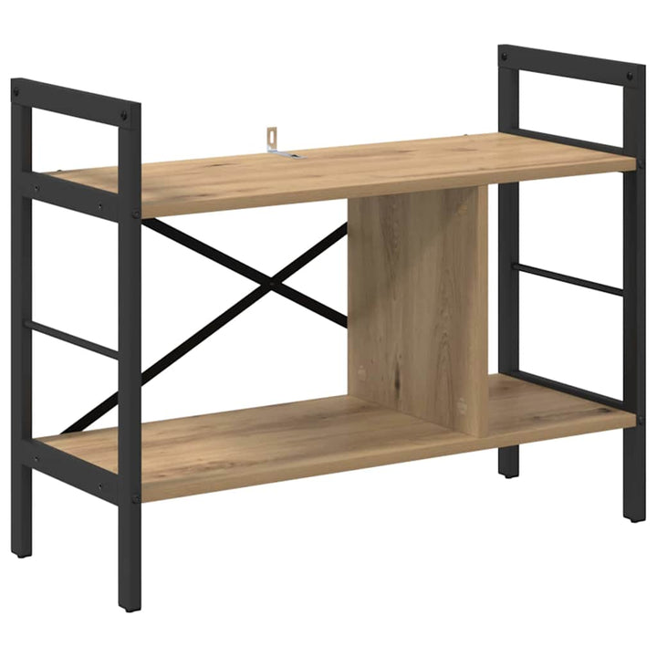 Bogreol 3 niveauer 75 x 30 x 58,5 cm Konstrueret træ