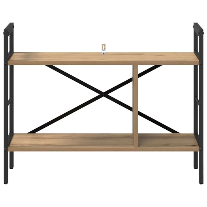 Bogreol 3 niveauer 75 x 30 x 58,5 cm Konstrueret træ