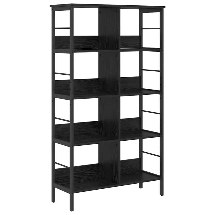 Bogreol Sort eg 82 x 32 x 144,5 cm Konstrueret træ
