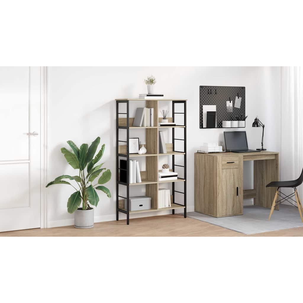Bogreol Sonoma eg 82 x 32 x 144,5 cm Konstrueret træ