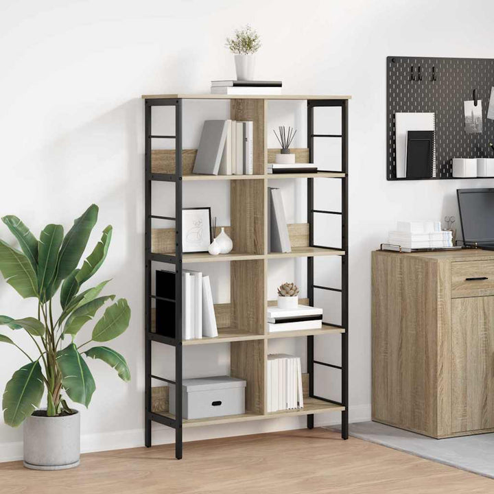 Bogreol Sonoma eg 82 x 32 x 144,5 cm Konstrueret træ