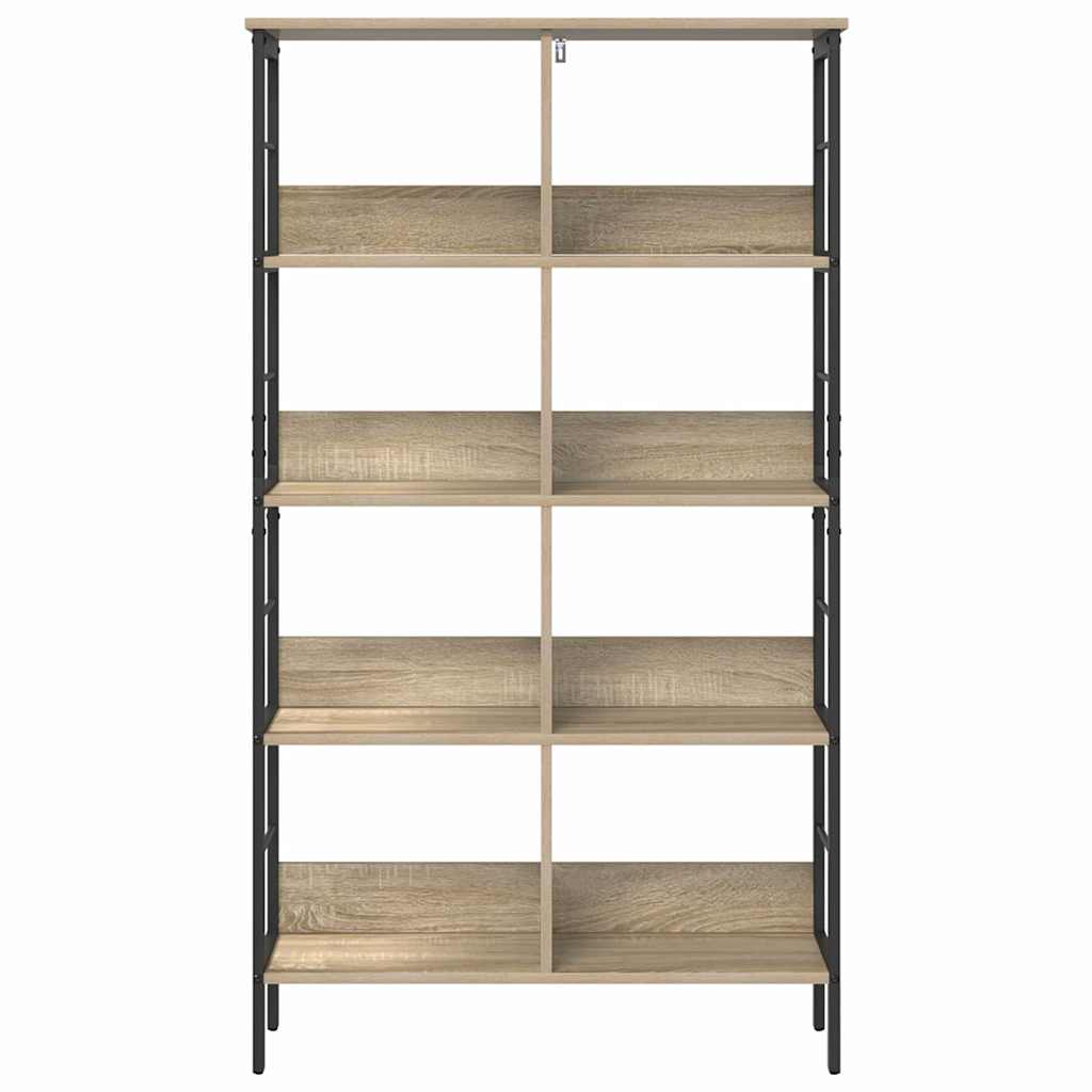Bogreol Sonoma eg 82 x 32 x 144,5 cm Konstrueret træ