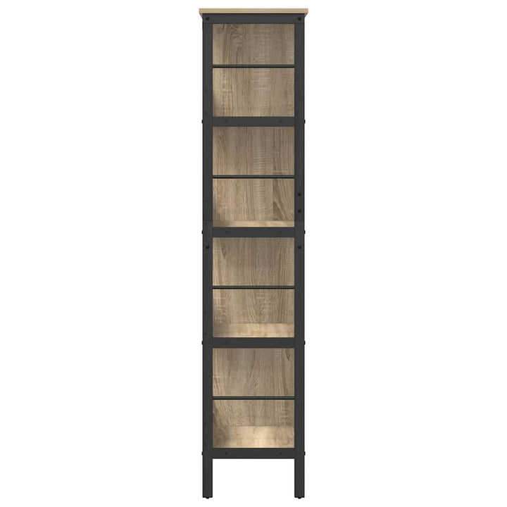 Bogreol Sonoma eg 82 x 32 x 144,5 cm Konstrueret træ