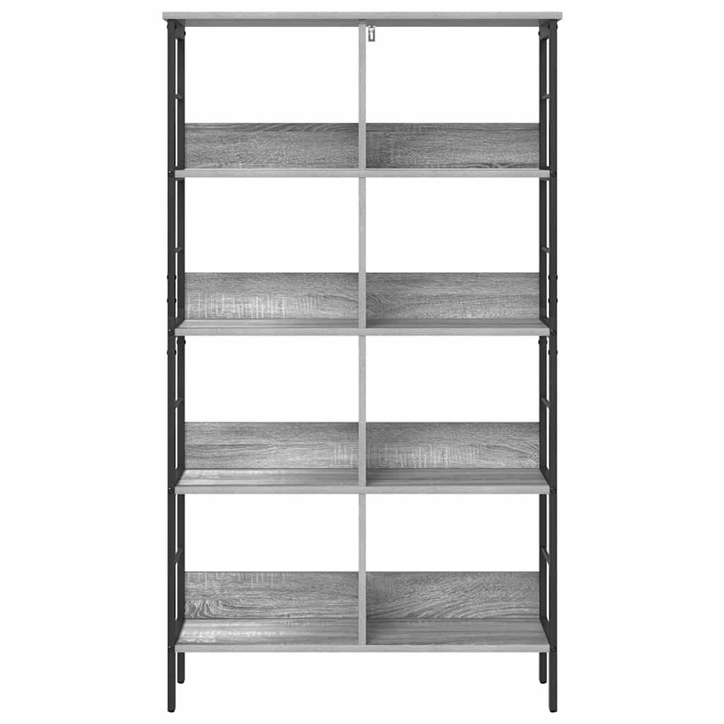 Bogreol Grå Sonoma 82 x 32 x 144,5 cm Konstrueret træ